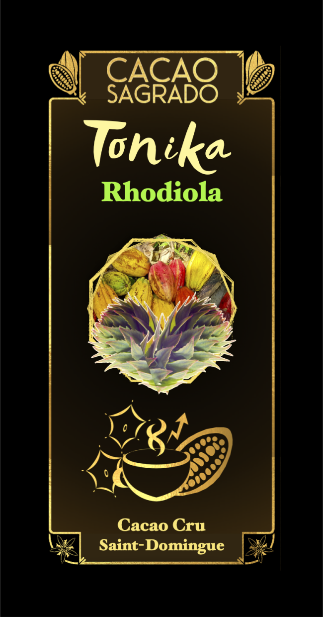 NOUVEAU ! TONIKA - Rhodiola et Cacao St-Domingue, 150gr-240gr