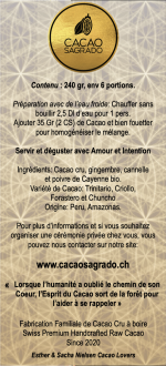 Cacao aux Épices de Noël, 150gr-240gr